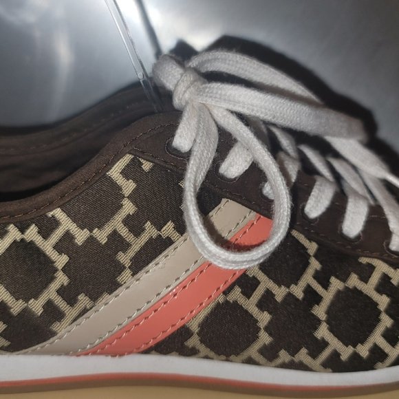 Tommy Hilfiger Tw Princess Brown Sneaker Shoe Size 7M - Picture 6 of 8